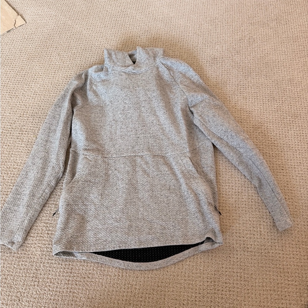 lululemon textured double knit cotton hoodie